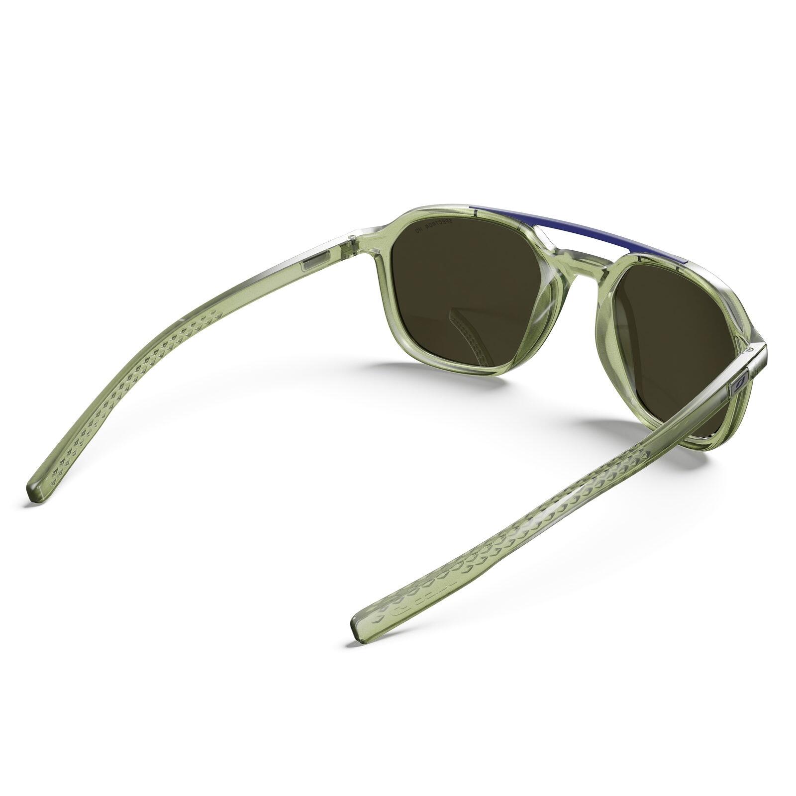 Lunettes Julbo Slack Cover - Spectron HD 4 Polarized - Vert Army Translucide Bri 7/7