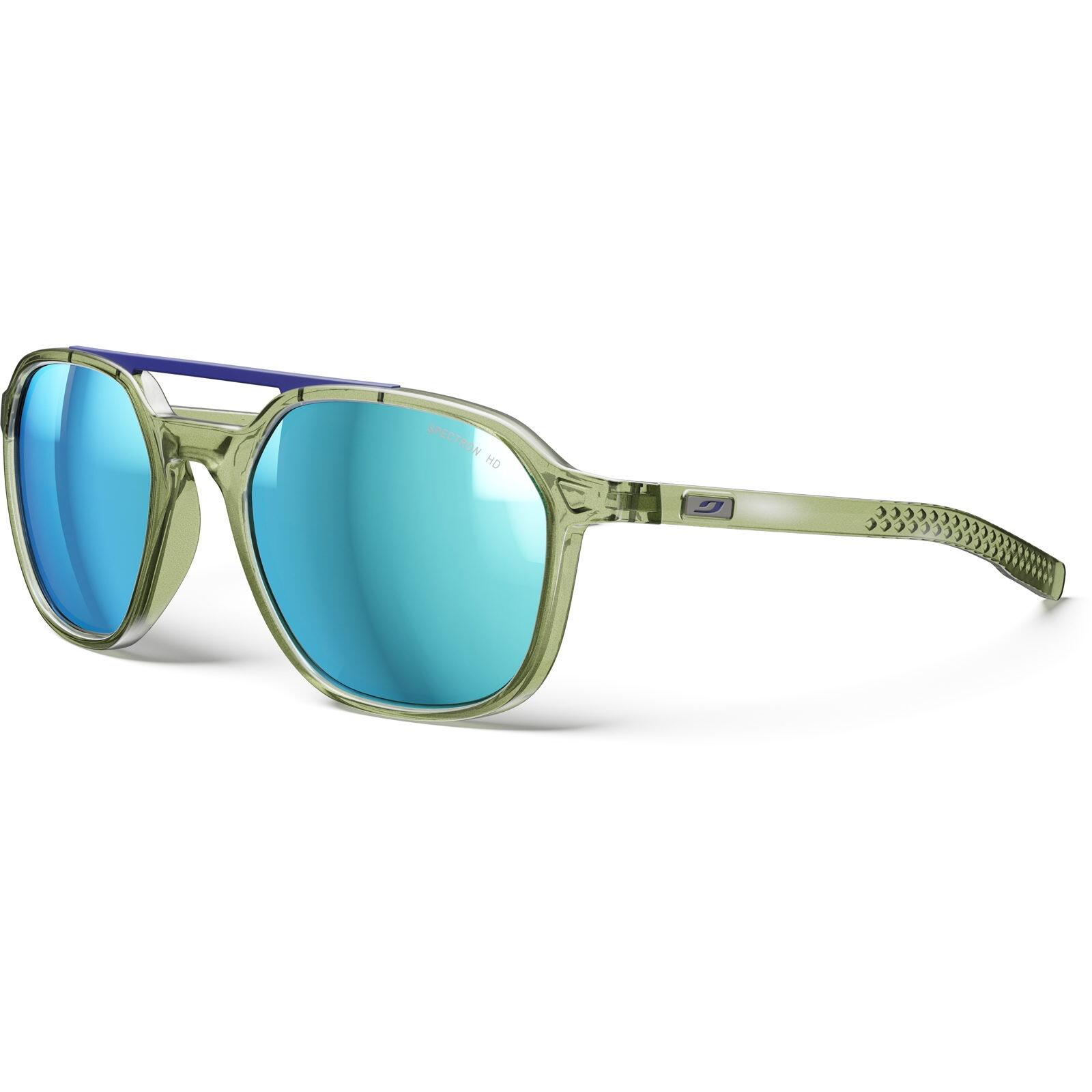 Lunettes Julbo Slack Cover - Spectron HD 4 Polarized - Vert Army Translucide Bri 6/7