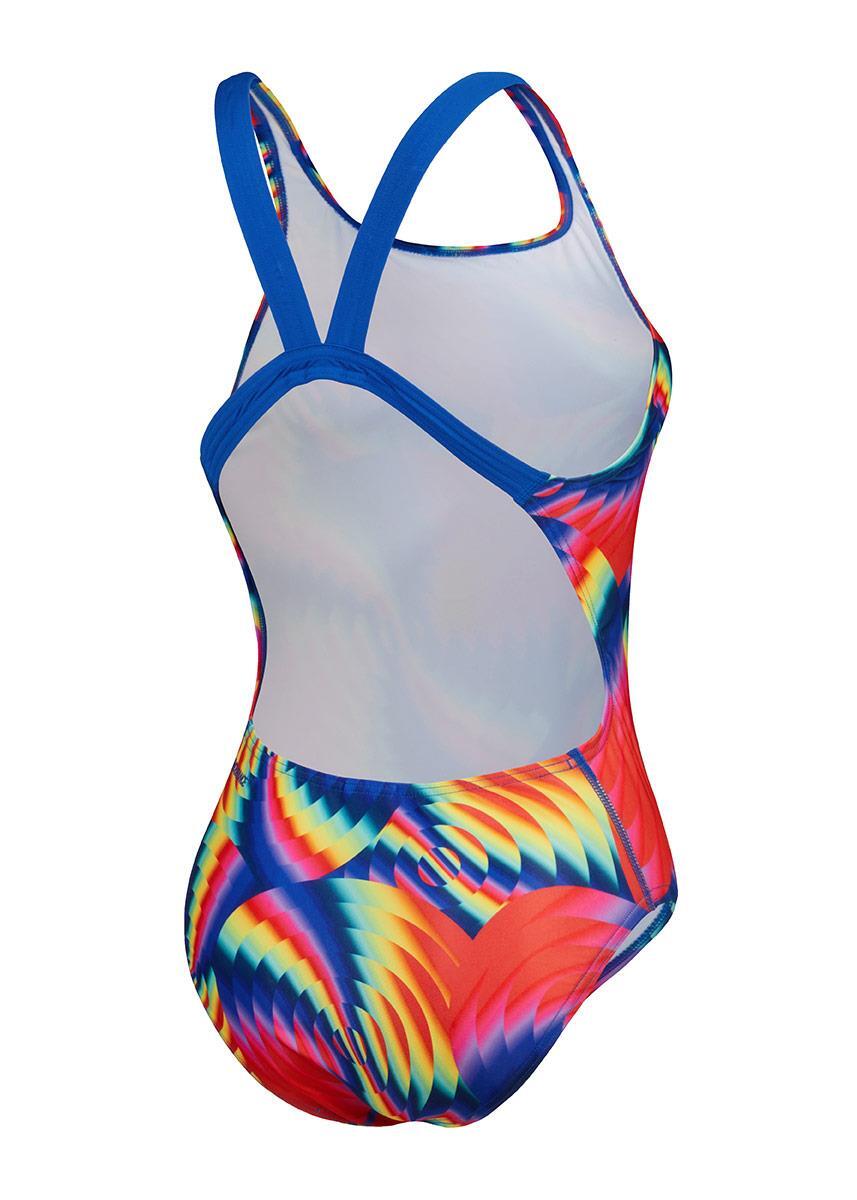 Maillot de bain femme Speedo Allover Digital Leaderback Watermelon/Flare 6/7