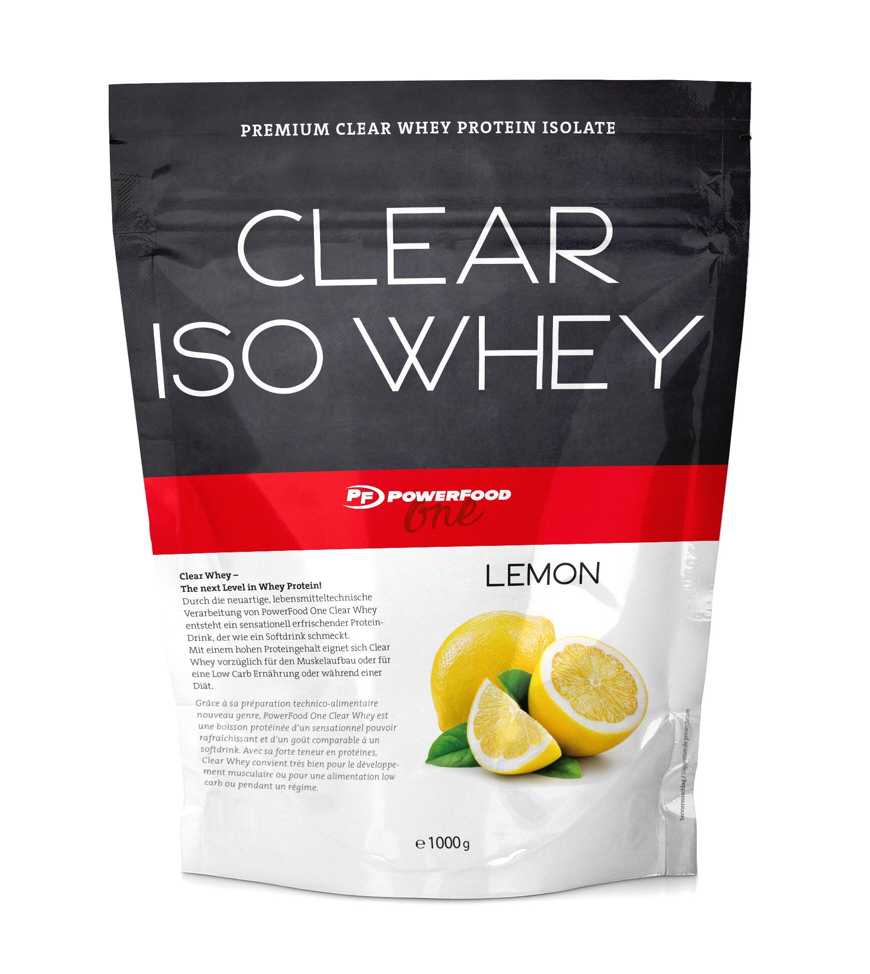 Clear Iso Whey 1000g Powerfood One 1/2