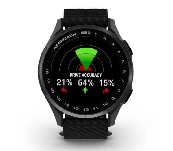 Garmin Approach S50, orologio da golf intelligente, nero 2/5
