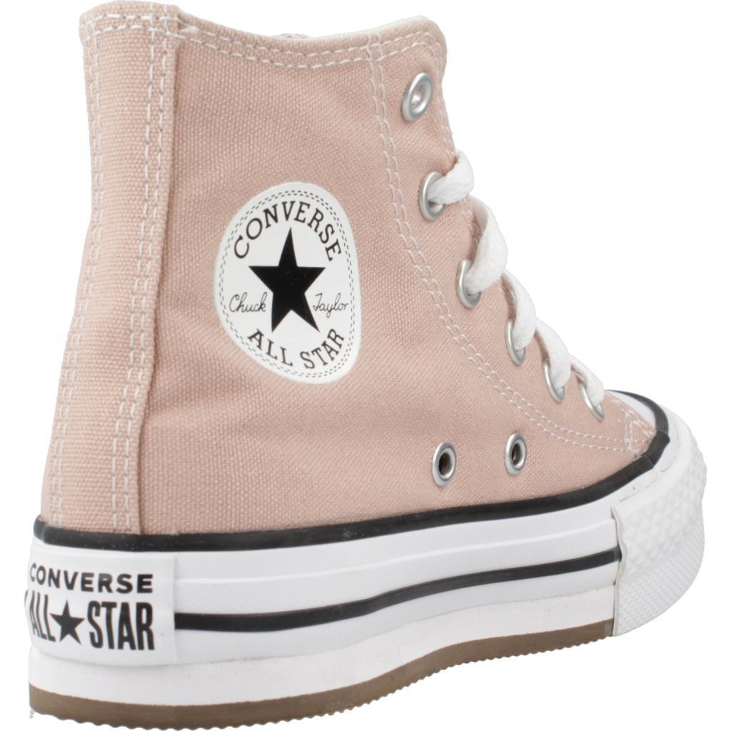 Baskets Converse Modèle Ctas Eva Lift Hi Dusty Couleur Rose 3/5