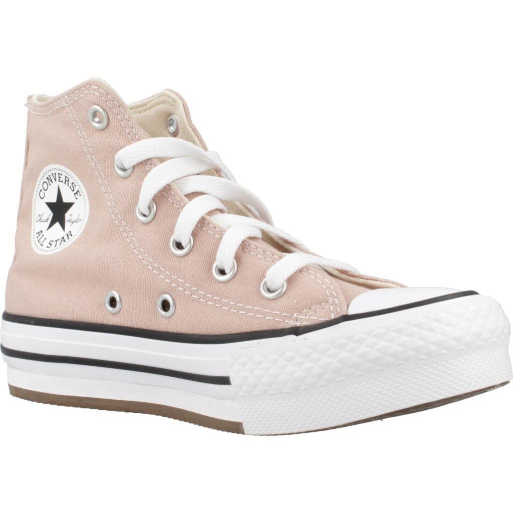 Baskets Converse Modèle Ctas Eva Lift Hi Dusty Couleur Rose 5/5