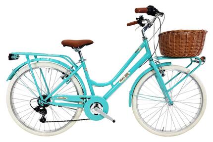 Vélo de ville Dolce Vita by Canellini ROMA 26" avec panier - Tiffany