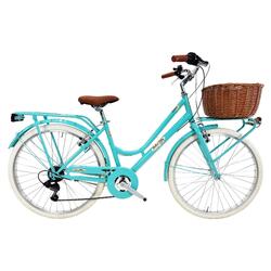 Vélo de ville Dolce Vita by Canellini ROMA 26" avec panier - Tiffany