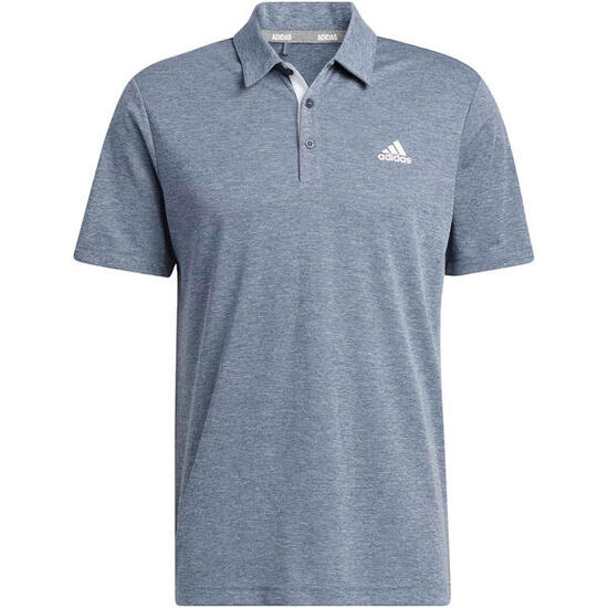 T-Shirt adidas Poloshirt Performance Drive Heather, Blau, Herren