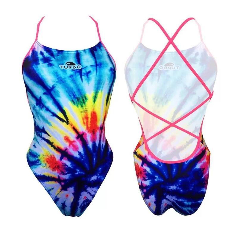 Bañador de natación Swirl Mujer Multicolor natación Mujer Multicolor Turbo