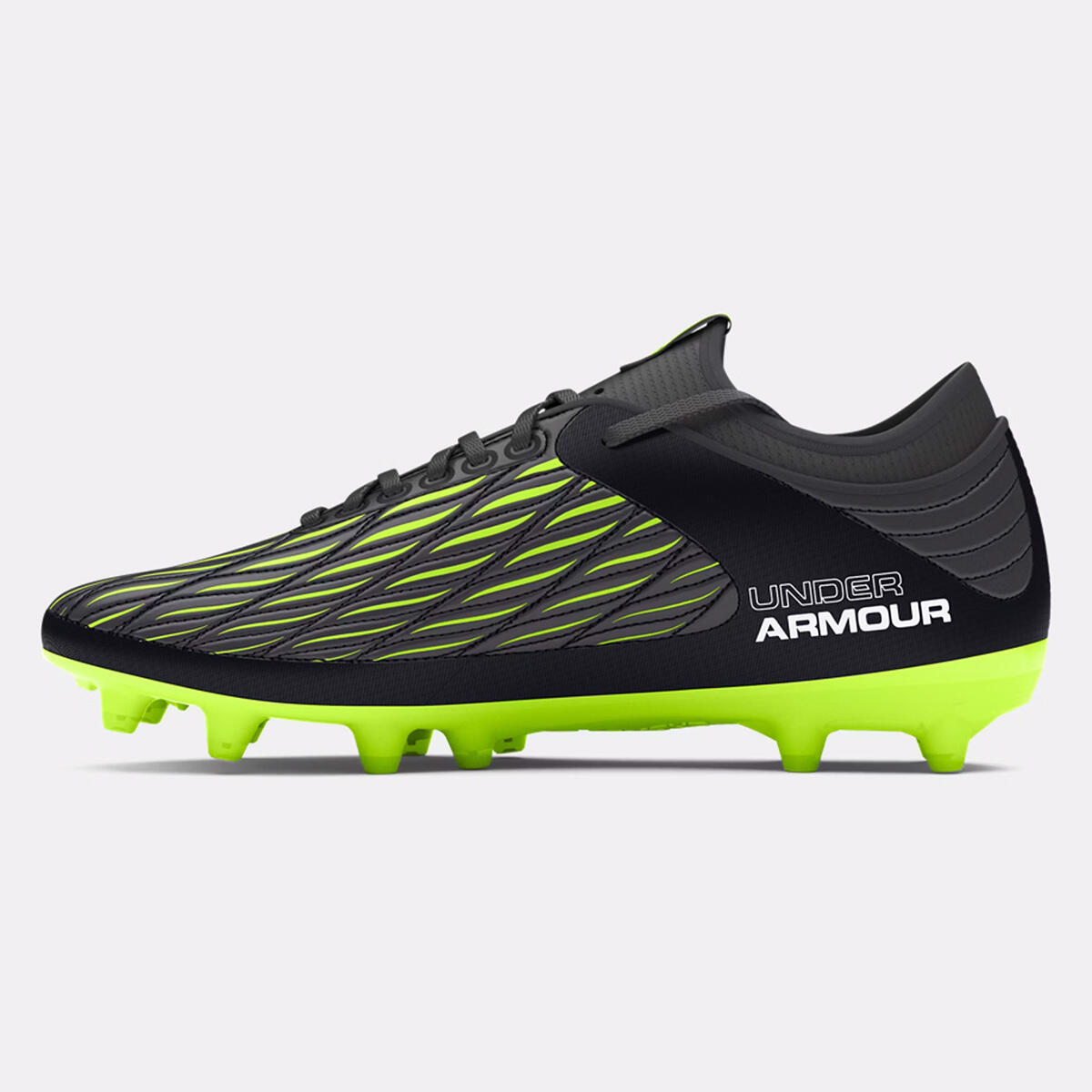 Scarpe da calcio UA Magnetico Select 4 Fg per bambini Under Armour Nero e verde 3/5
