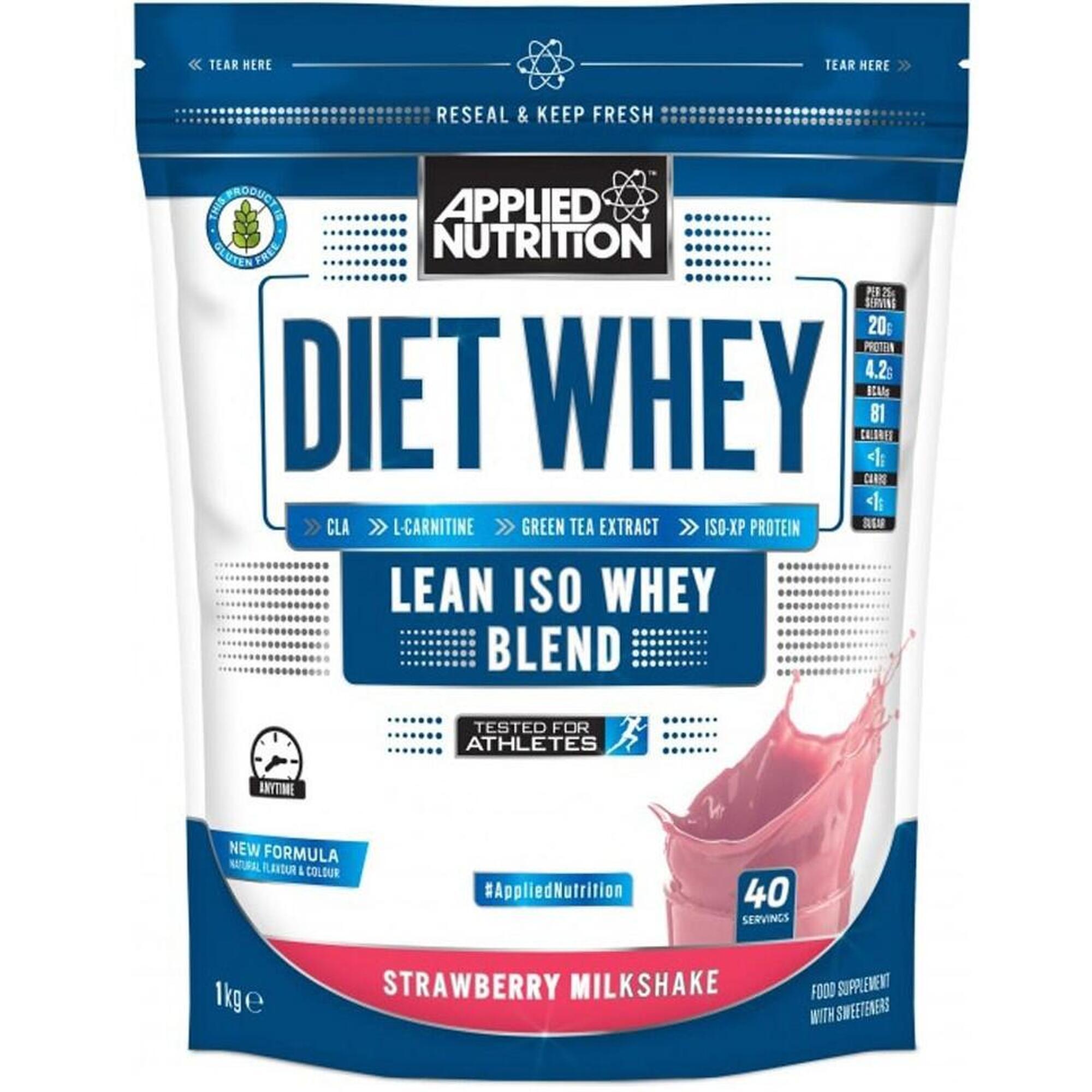 Applied Nutrition - Applied Nutrition Diet Whey (1000g) Vanilla Ice Cream - Protéines - Isolat De Whey - Taille Unique - Decathlon
