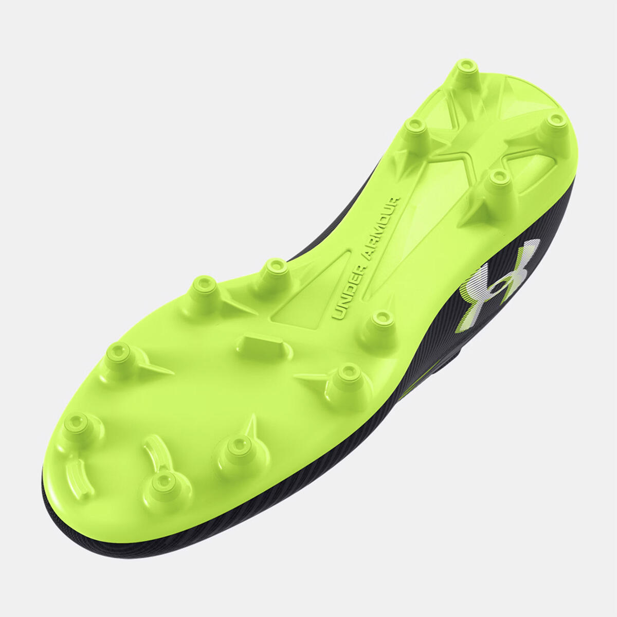 Botas de fútbol UA Magnetico Select 4 Fg Negro y verde 2/5