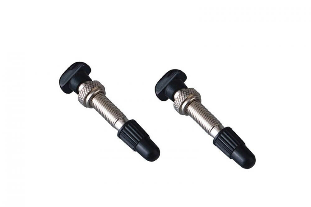 Spank Tubeless Valves 2 pcs, black, unis 1/2