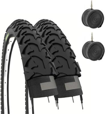 2 copertoni 16x1.75 (47-305)+ camerepneumatici 16 x 1.75 gomme bici mtb 16'' EV
