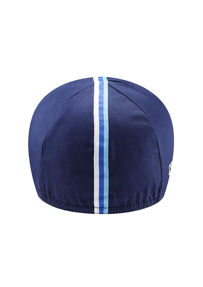 Mens Cotton Cap Striped Grosgrain 3/5