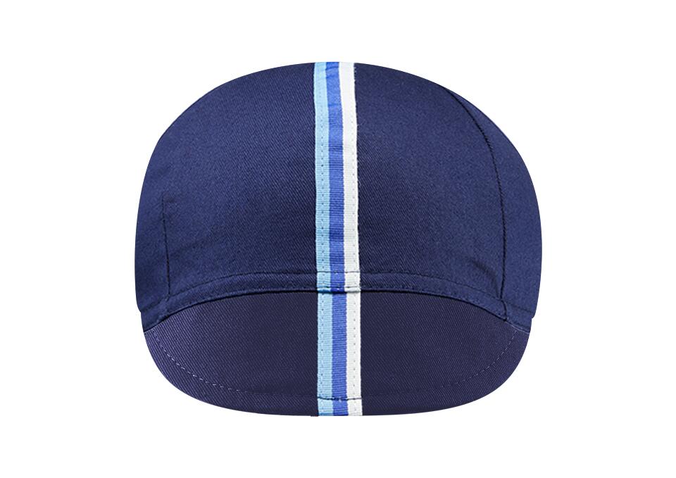 Mens Cotton Cap Striped Grosgrain 1/5