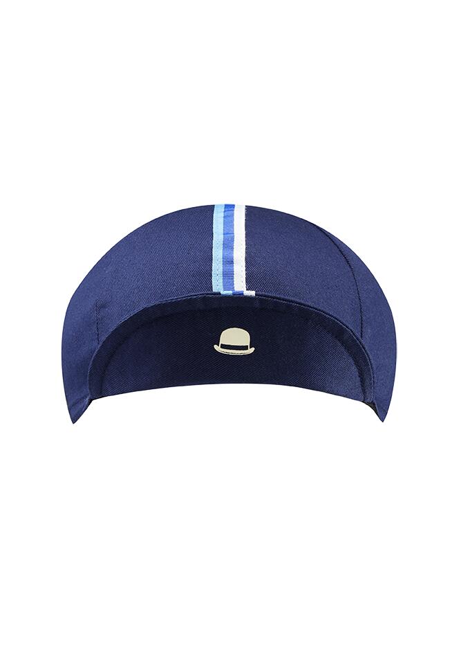 Mens Cotton Cap Striped Grosgrain 2/5