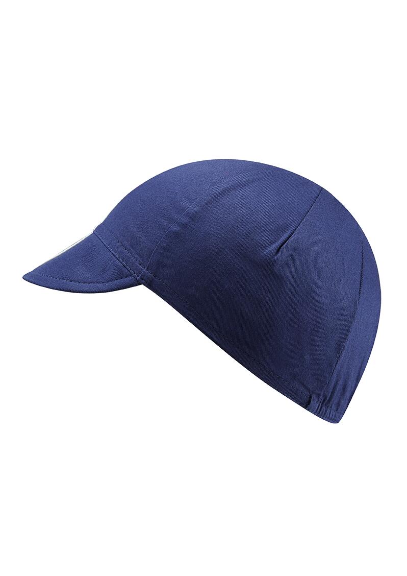 Mens Cotton Cap Striped Grosgrain 4/5