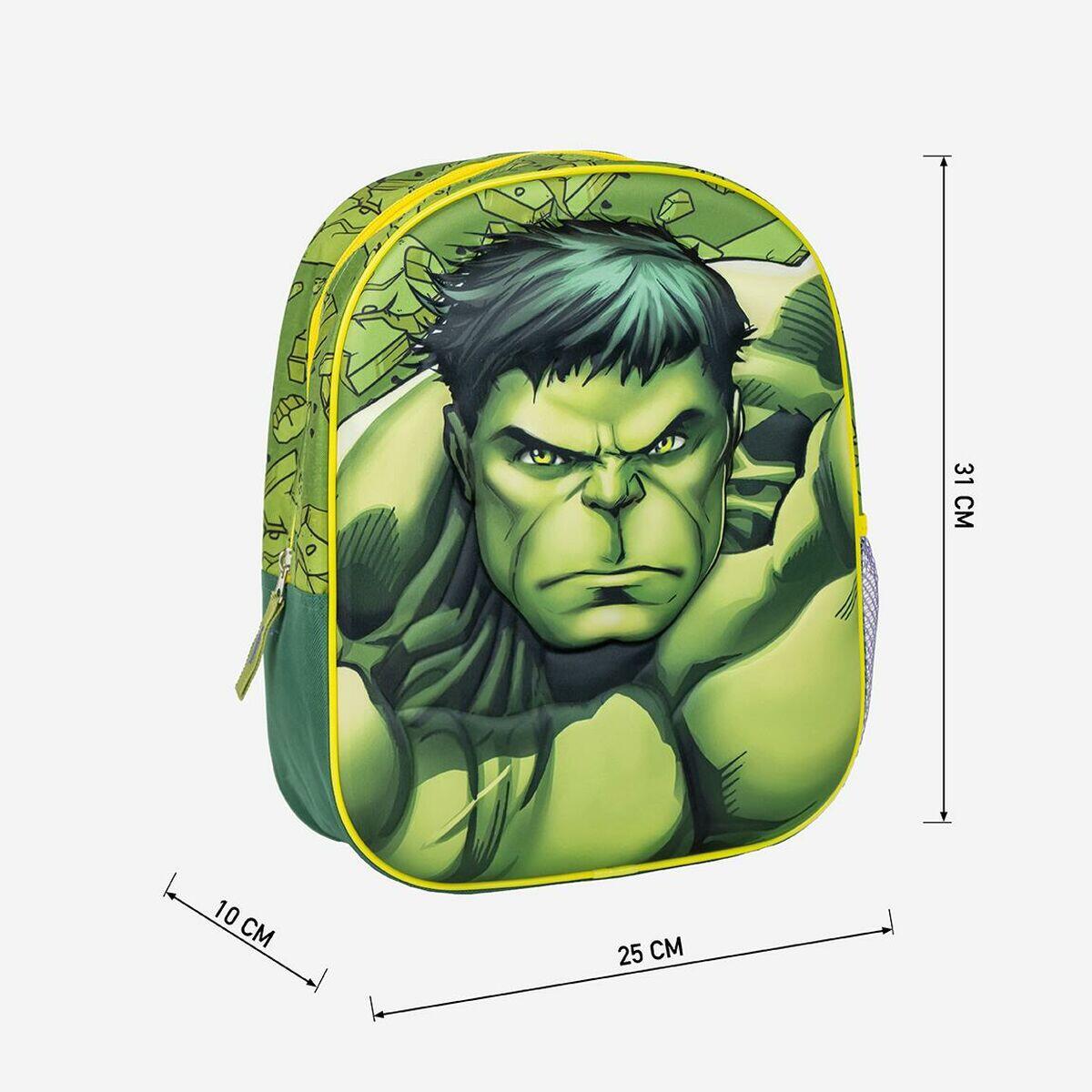 Mochila Escolar The Avengers Verde 2/5