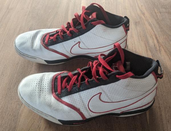 Tussen Particulieren - Nike zoom hyperfuse XDR basketbalschoen wit-rood m 3/5
