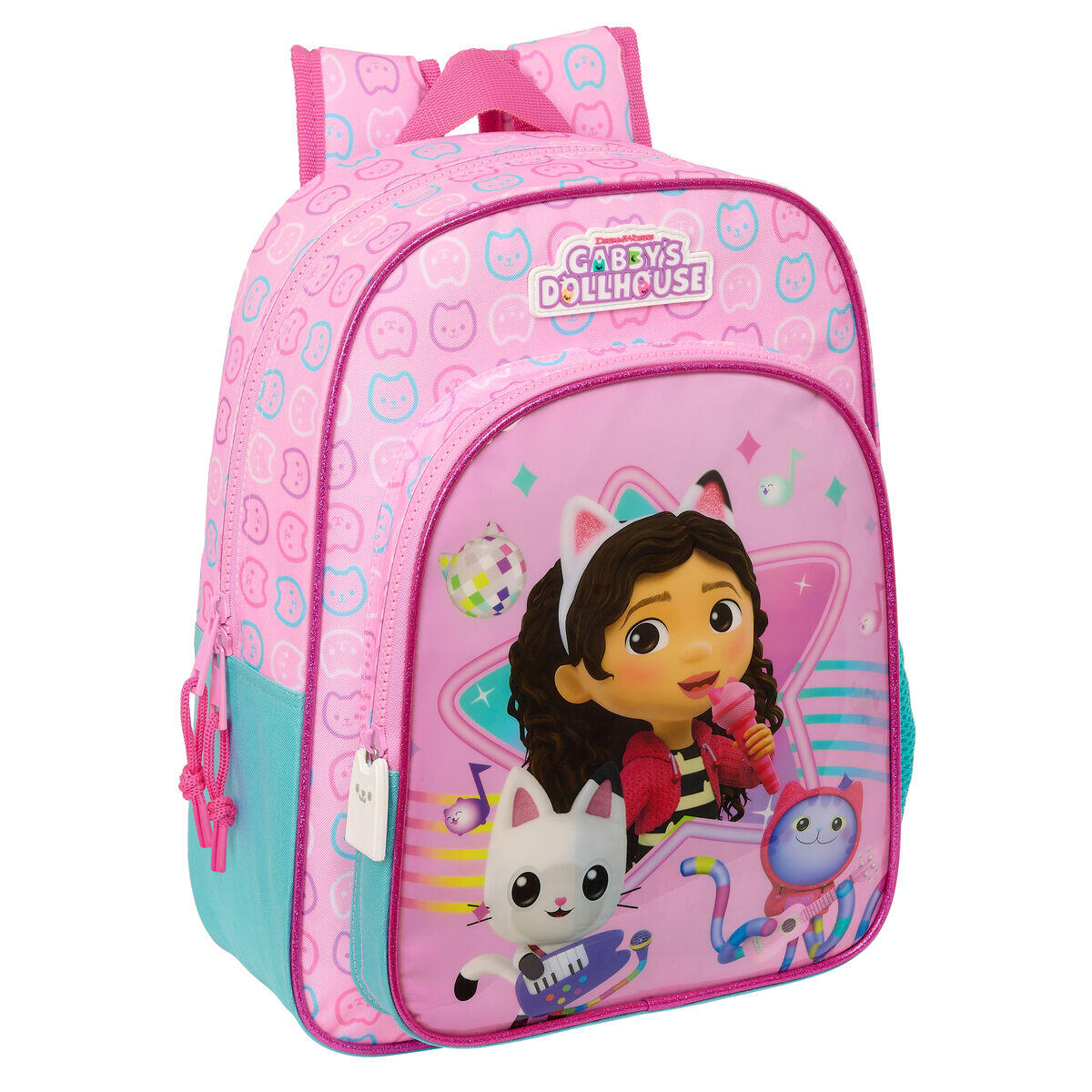 GABBY\'S DOLLHOUSE Zaino Scuola Gabby's Dollhouse Party Rosa