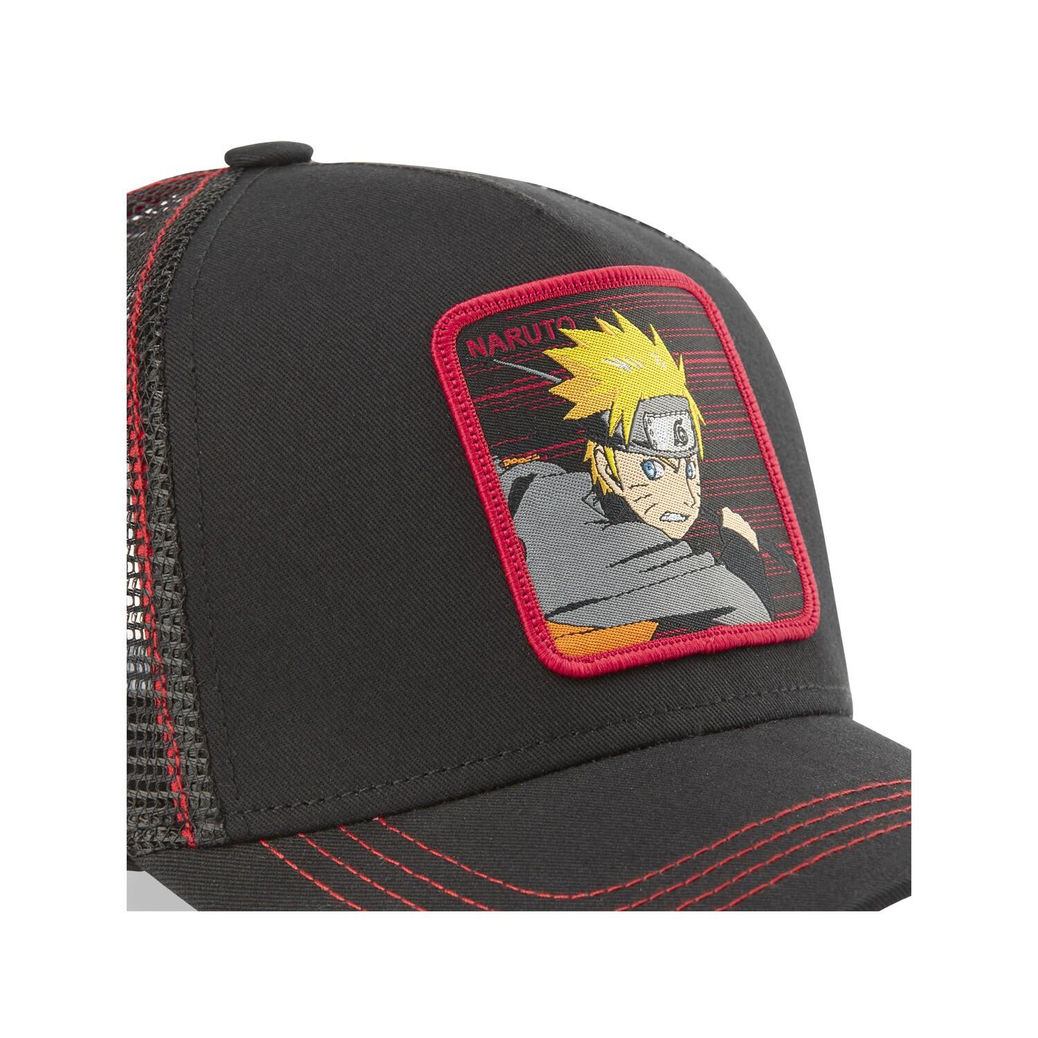 Casquette Capslab Naruto Noir Bordure Rouge 2/5