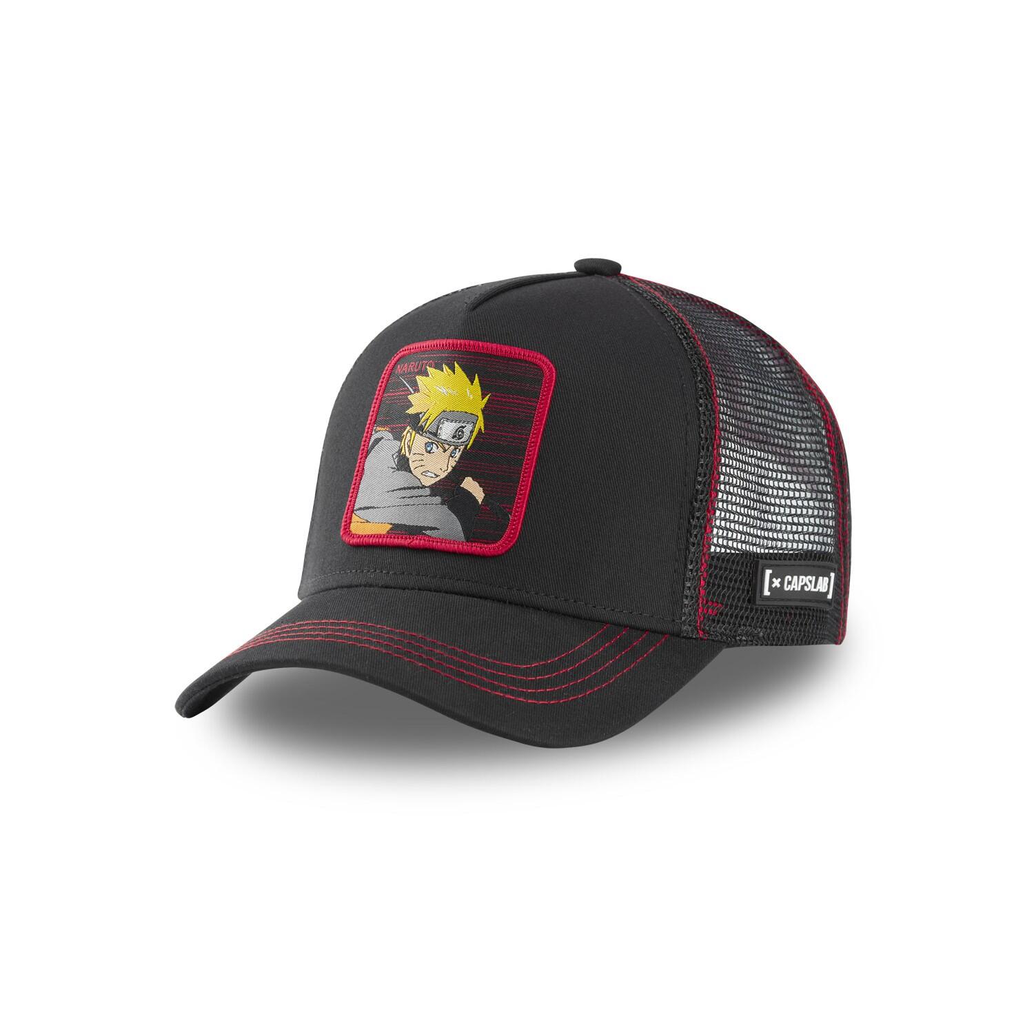 Casquette Capslab Naruto Noir Bordure Rouge 1/5