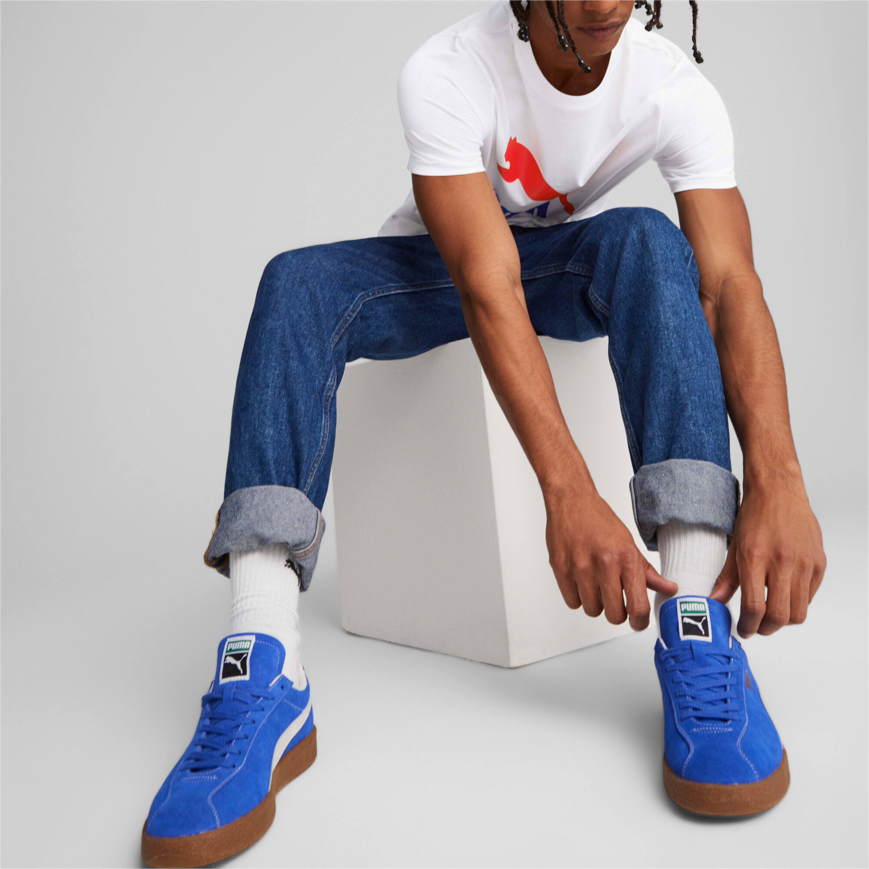Sapatilhas Homem Puma Delphin Azul 3/7