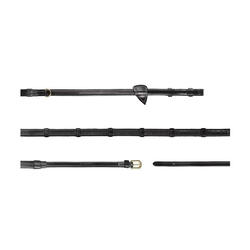 Rênes caoutchouc pour cheval avec 7 arretoirs Dy’on Howlett