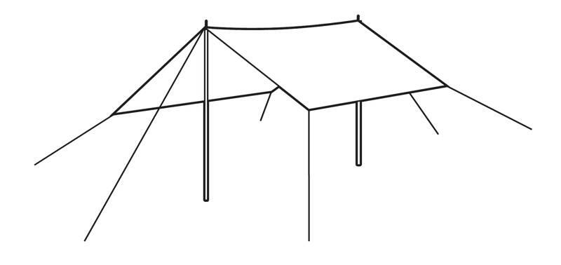 Easy Camp Lona Norddal 3 x 3 m 4/7