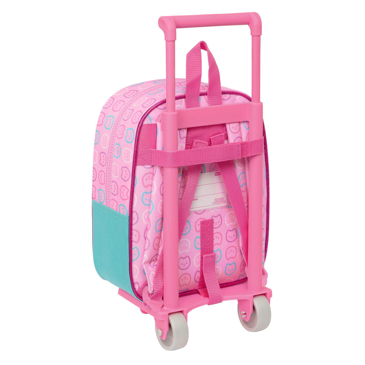 Cartable à roulettes Gabby's Dollhouse Party Rose 3/3