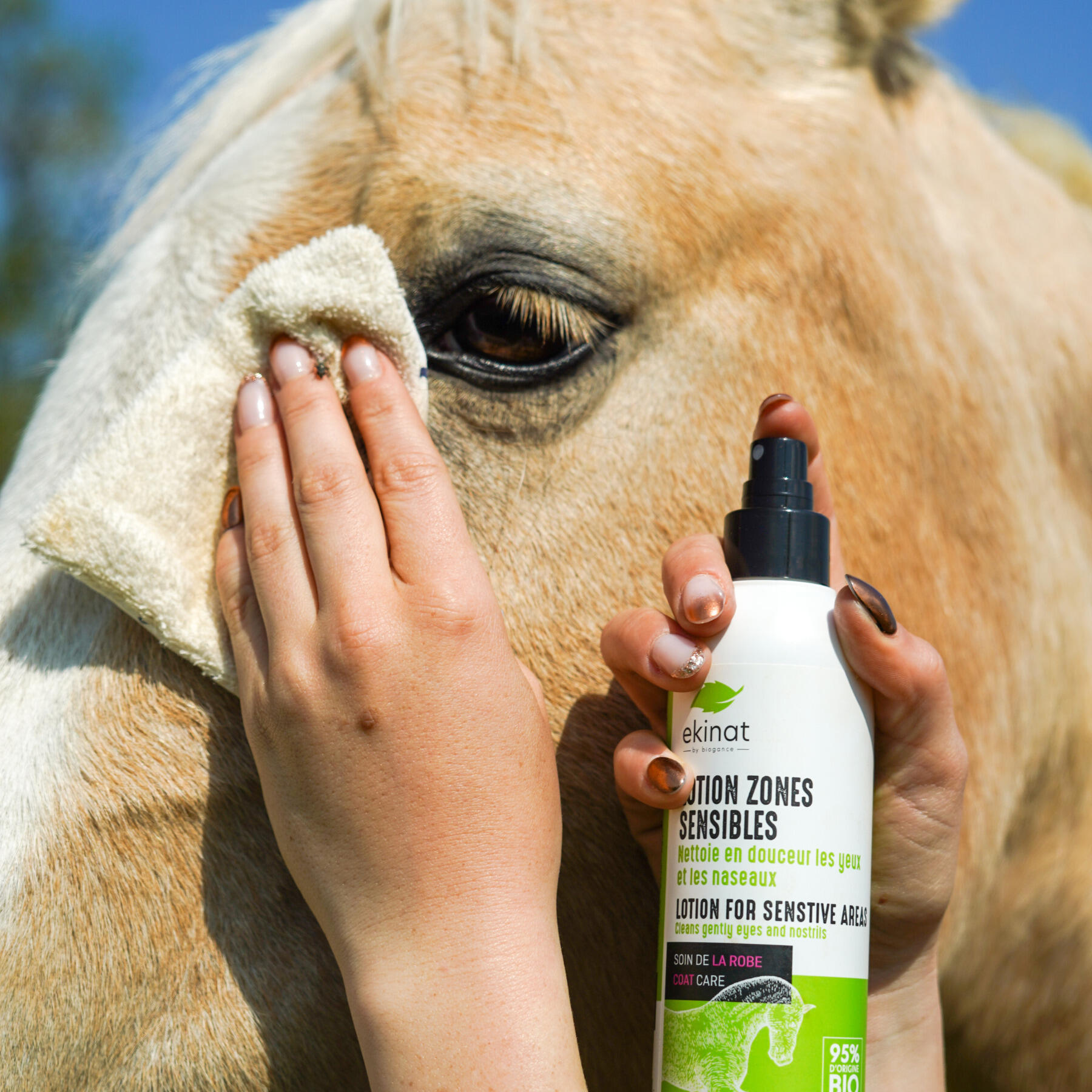 Lotion zones sensibles pour cheval Ekinat 2/6