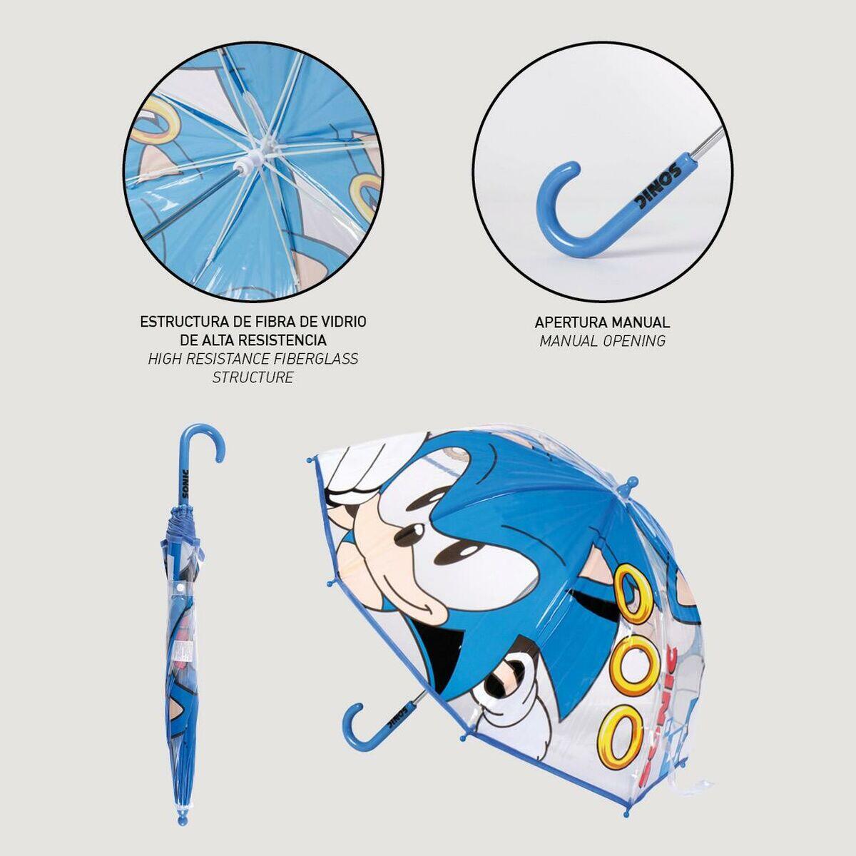 Parapluie Sonic Bleu 5/5