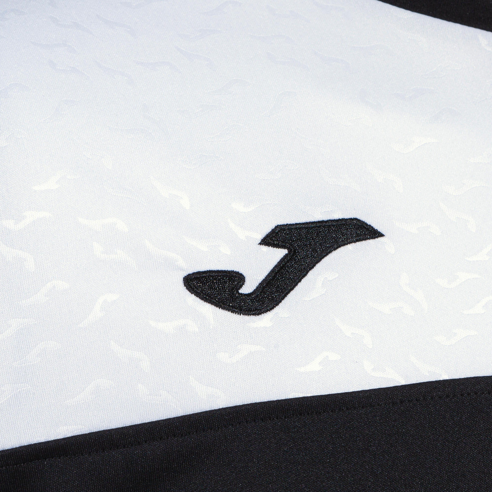 Camiseta Manga Corta Fútbol Niños Joma Crew V Negro 3/3