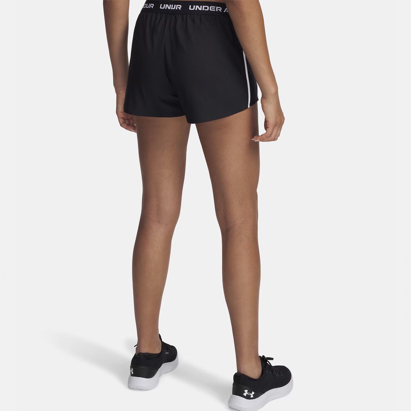 Short UA Tech™ Play Up Noir et blanc pour femme 2/3