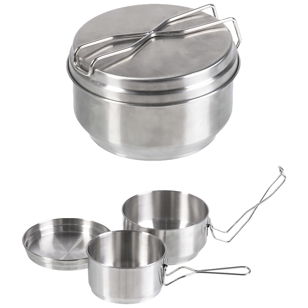 MIL-TEC Mil-Tec 3 Pcs. Stainless Steel Czech Mess Kit