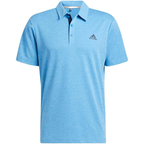 T-Shirt adidas Polo-shirt Performance Drive Heather, Blau, Herren