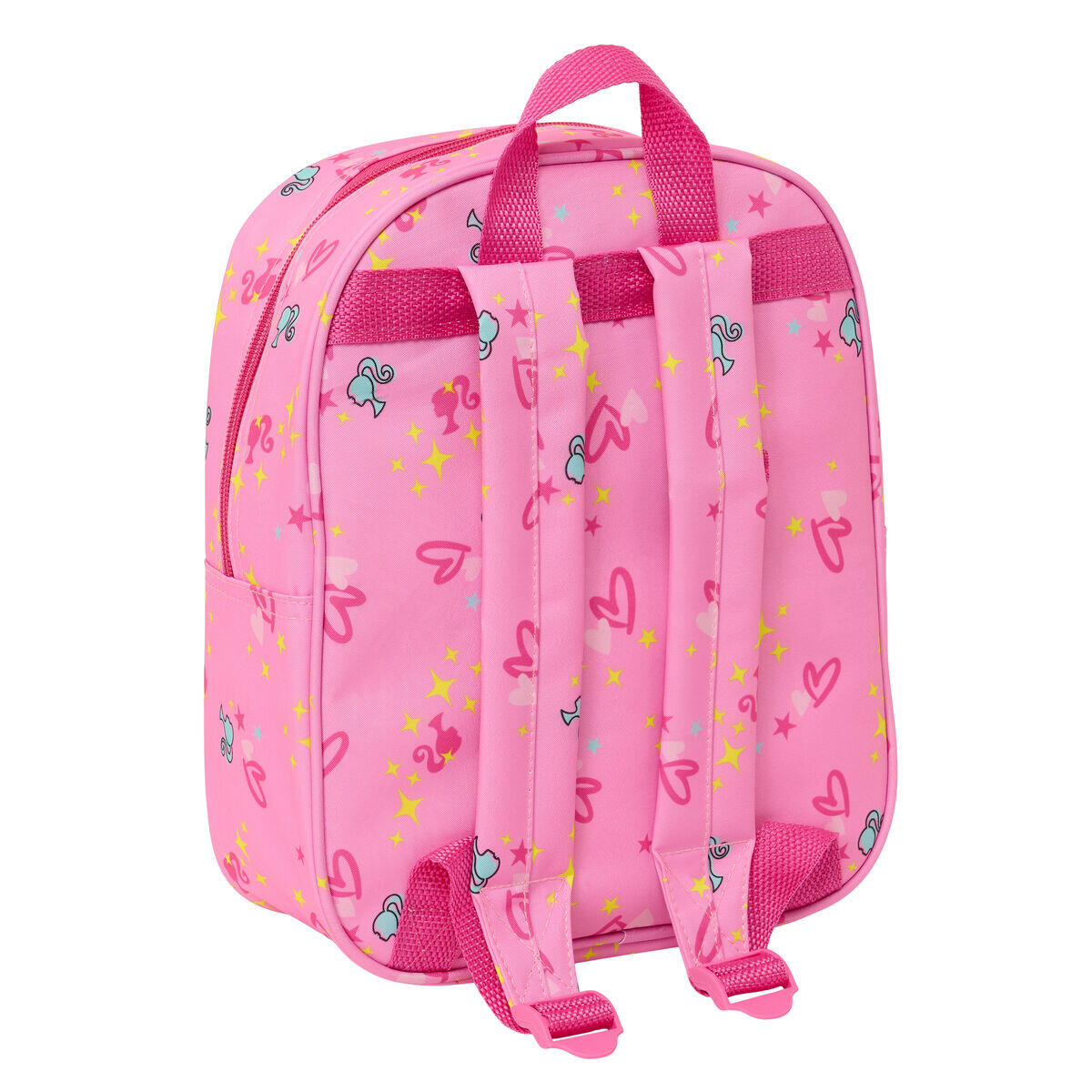 Mochila Escolar Barbie Rosa 2/3