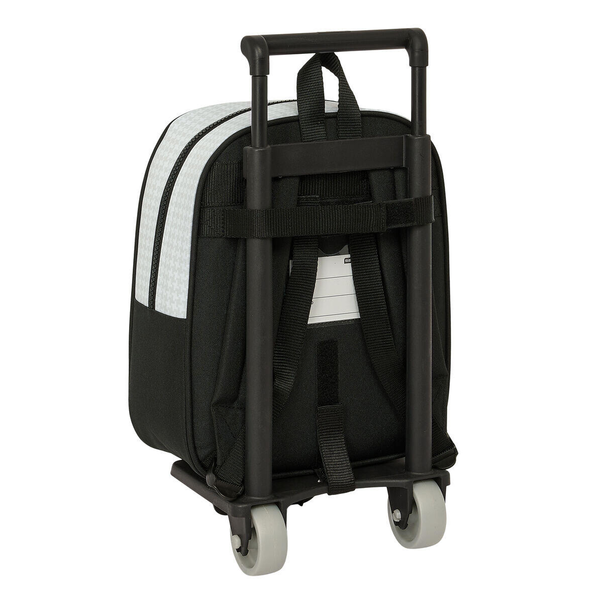 Mochila Escolar con Ruedas Real Madrid C.F. Blanco 3/3