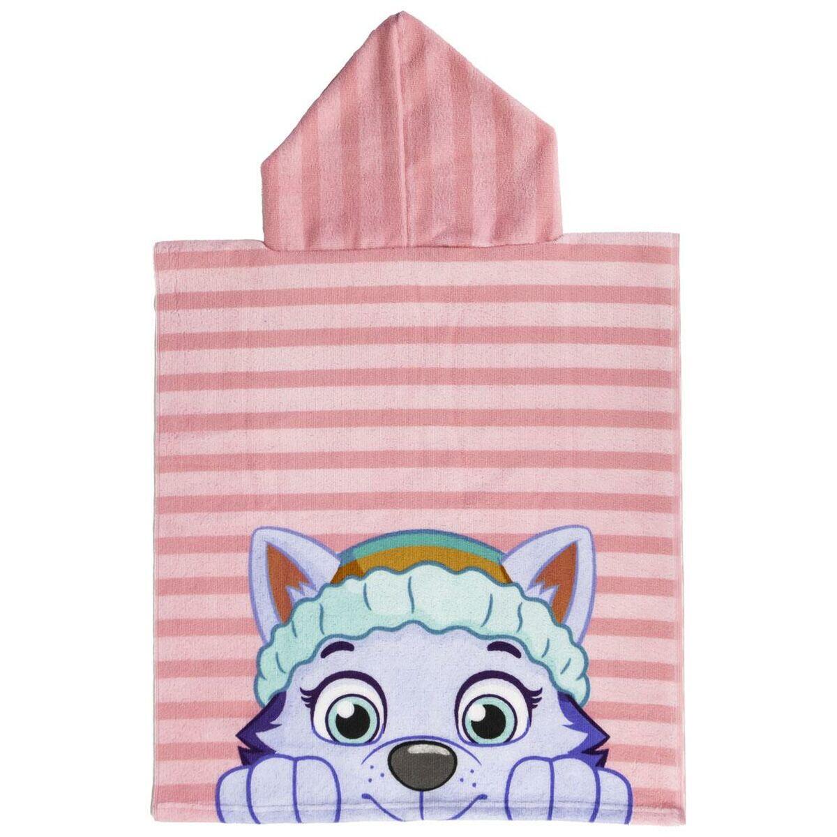 Poncho-Toalla con Capucha The Paw Patrol Rosa 2/3