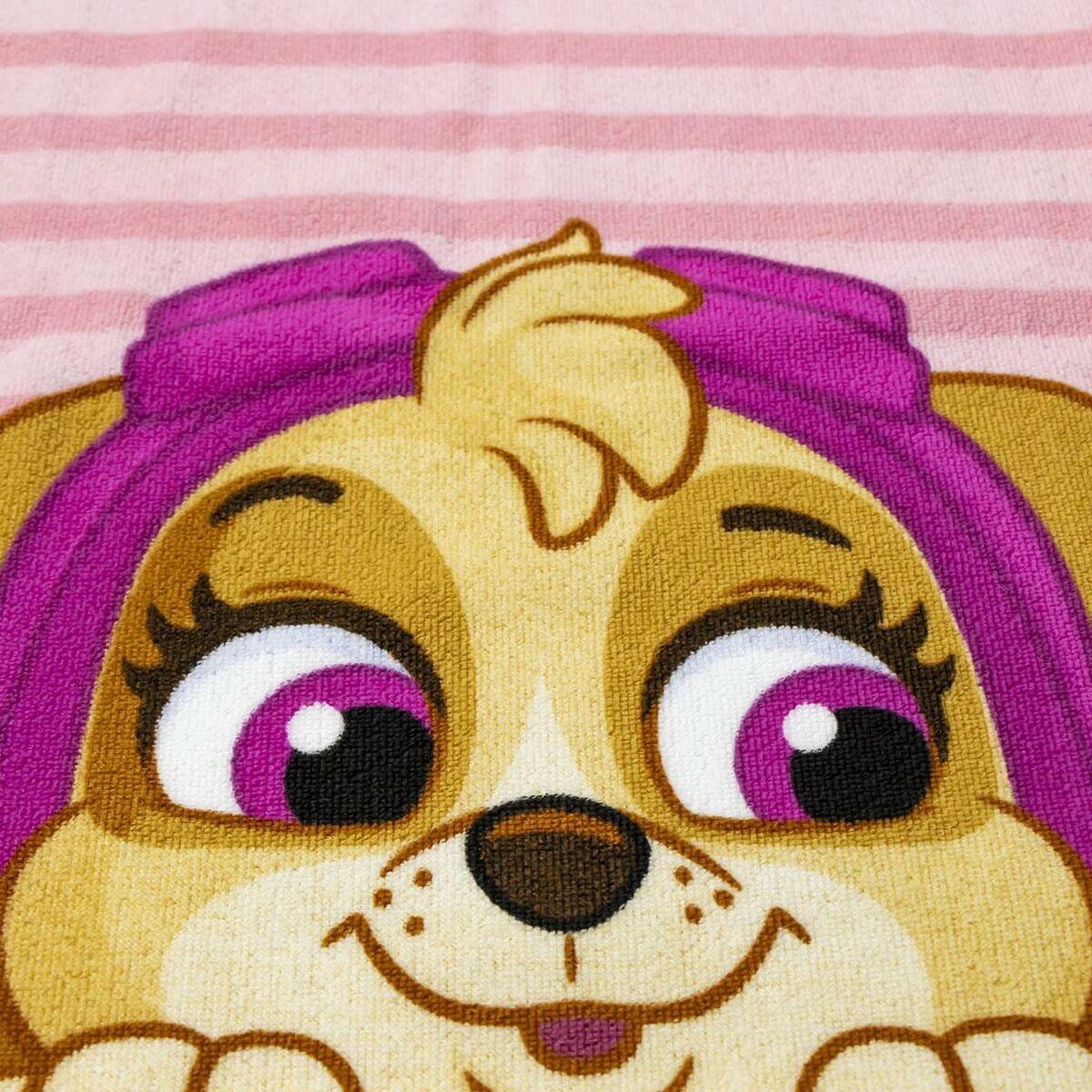 Poncho-Toalla con Capucha The Paw Patrol Rosa 3/3