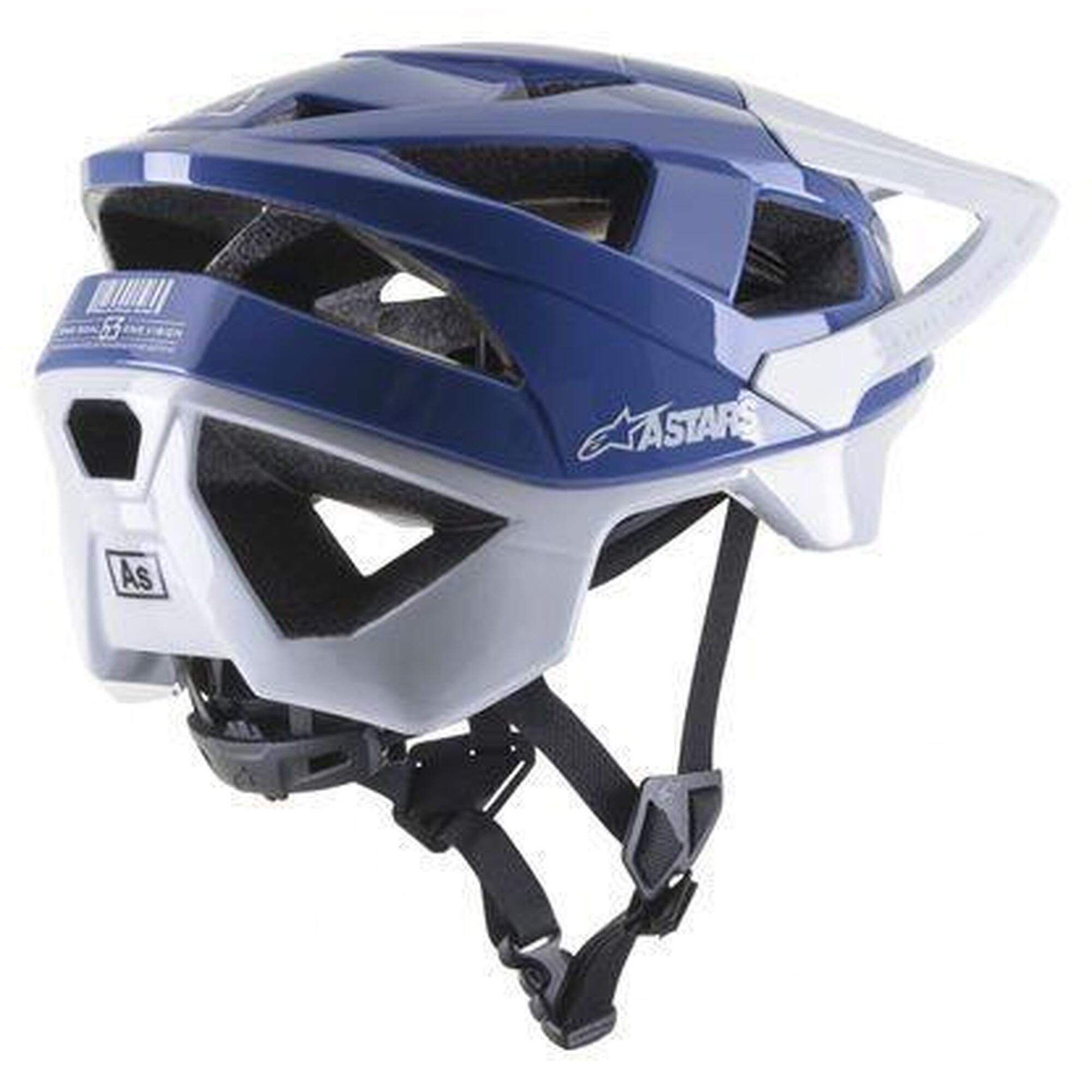 Casque Alpinestars Vector Pro A1 Bleu / Gris