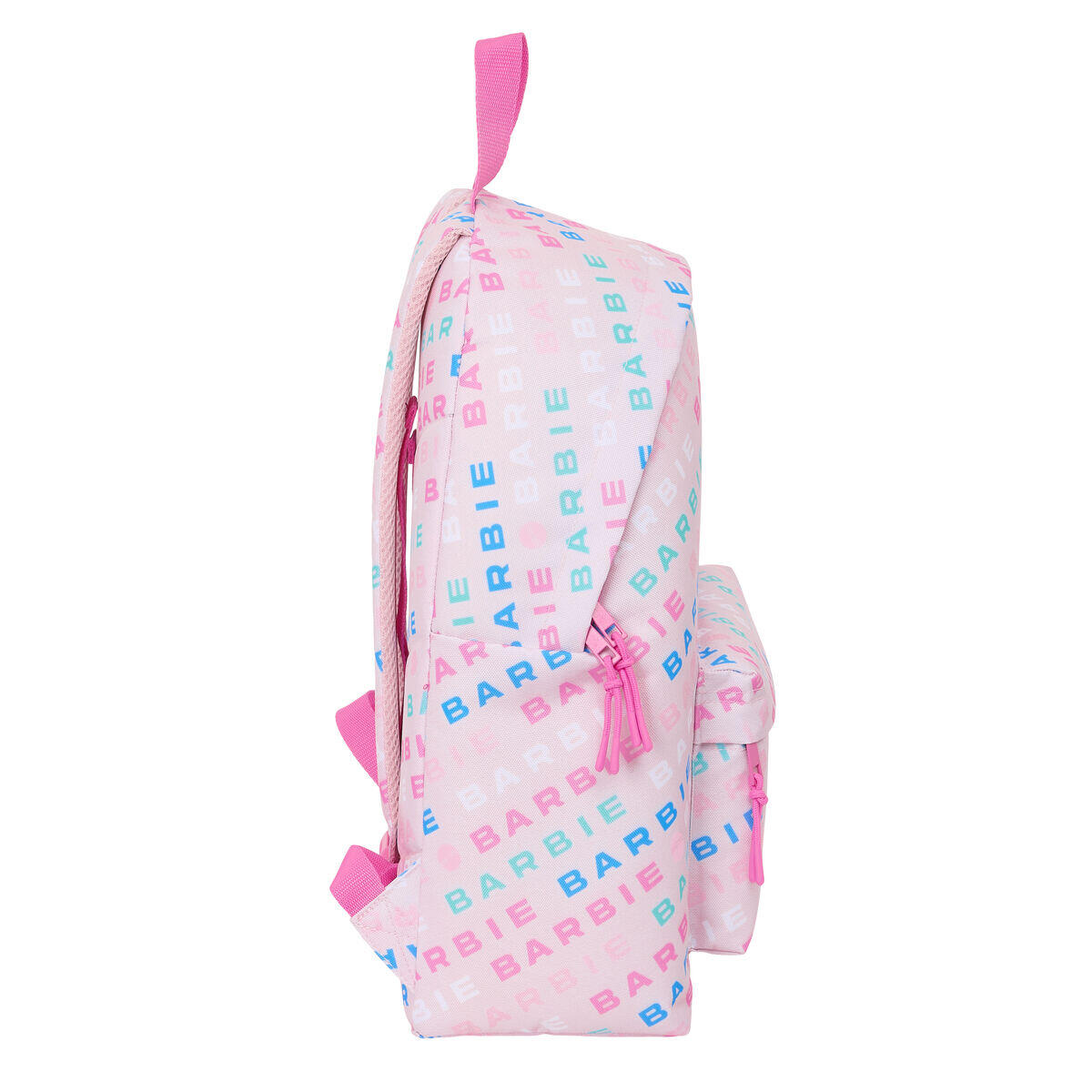 Mochila Escolar Barbie Logomania Poliéster 600D 3/3