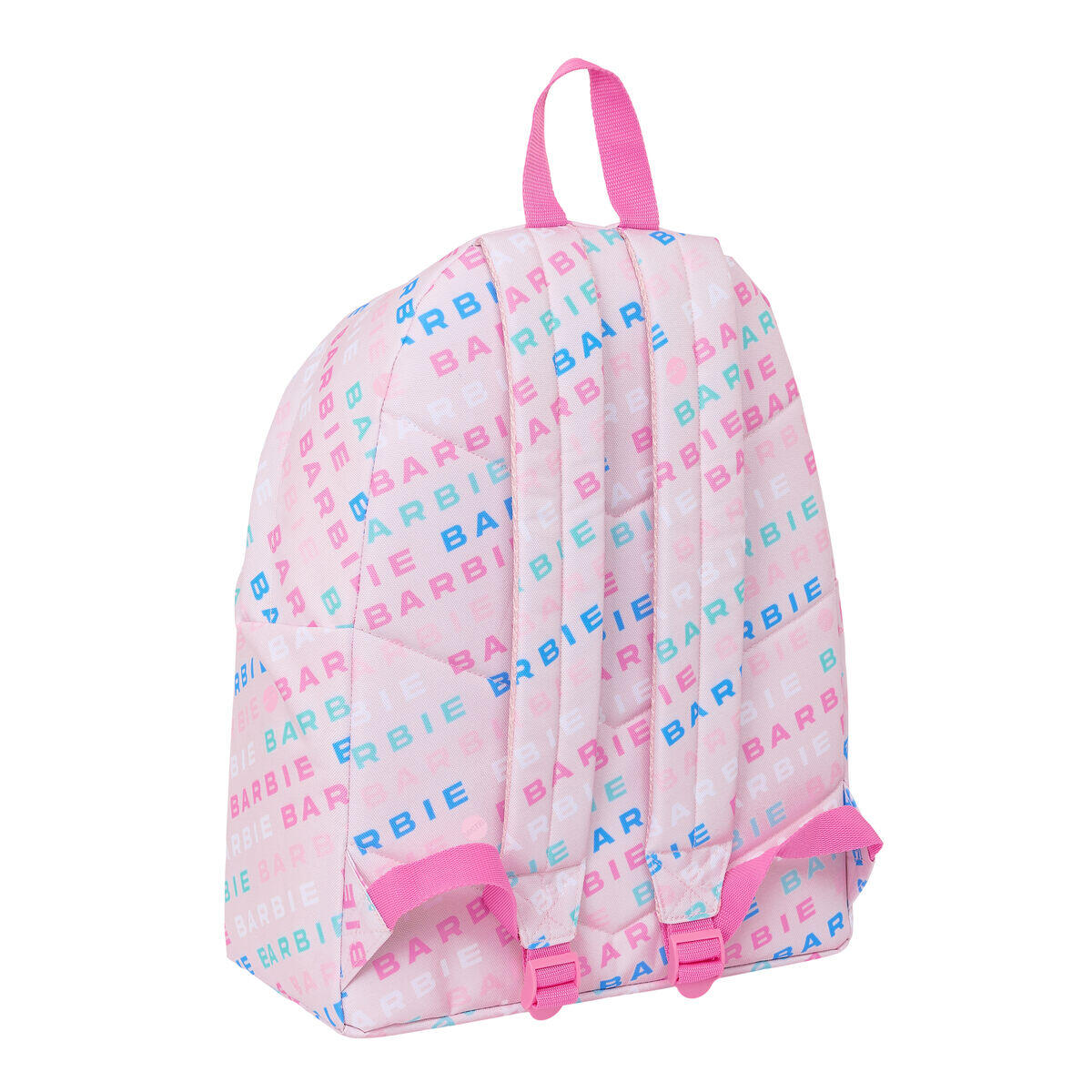 Mochila Escolar Barbie Logomania Poliéster 600D 2/3