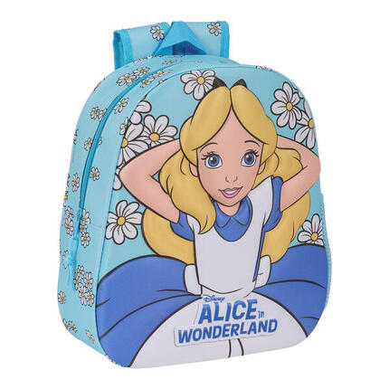Sac à dos enfant 3D Clásicos Disney Alice in Wonderland Bleu ciel