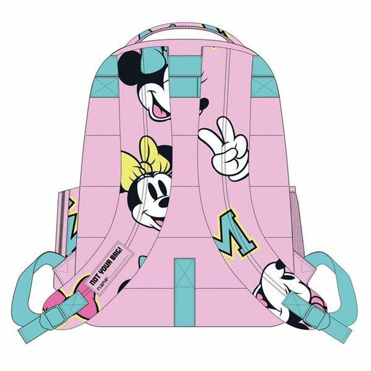 Mochila Escolar Minnie Mouse fuchsia 3/5