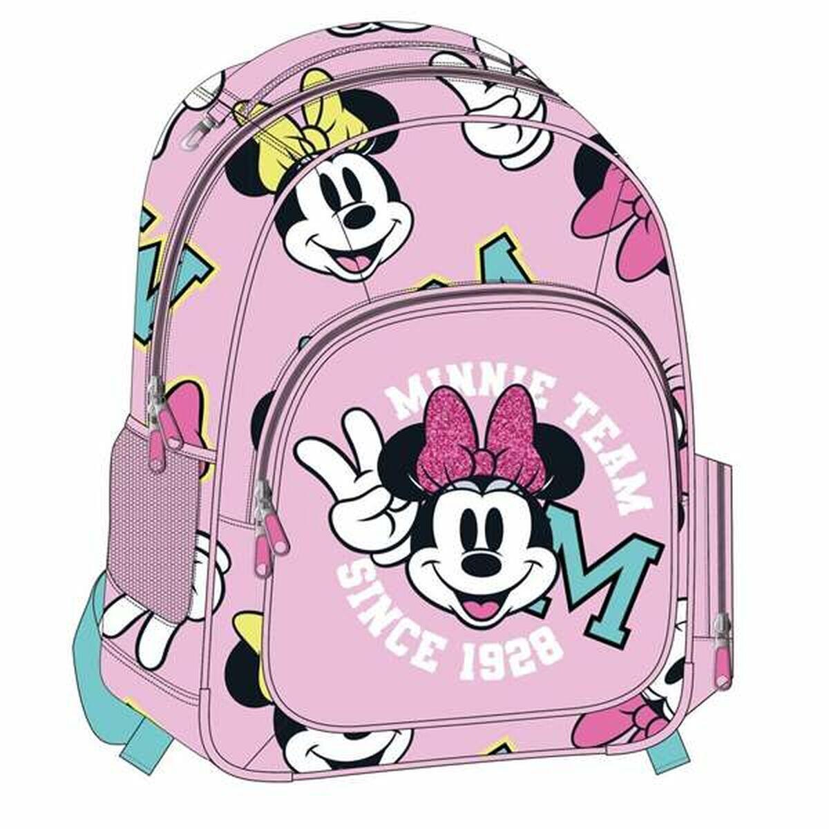 Mochila Escolar Minnie Mouse fuchsia 2/5