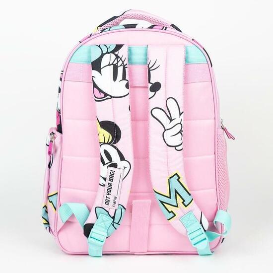 Mochila Escolar Minnie Mouse fuchsia