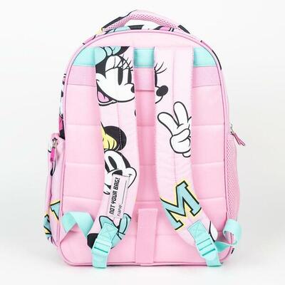 Mochila Escolar Minnie Mouse fuchsia