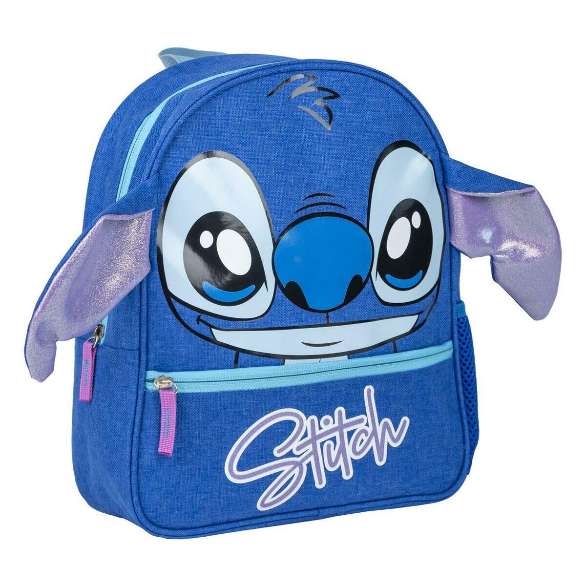 DISNEY Zaino Scuola Stitch Azzurro