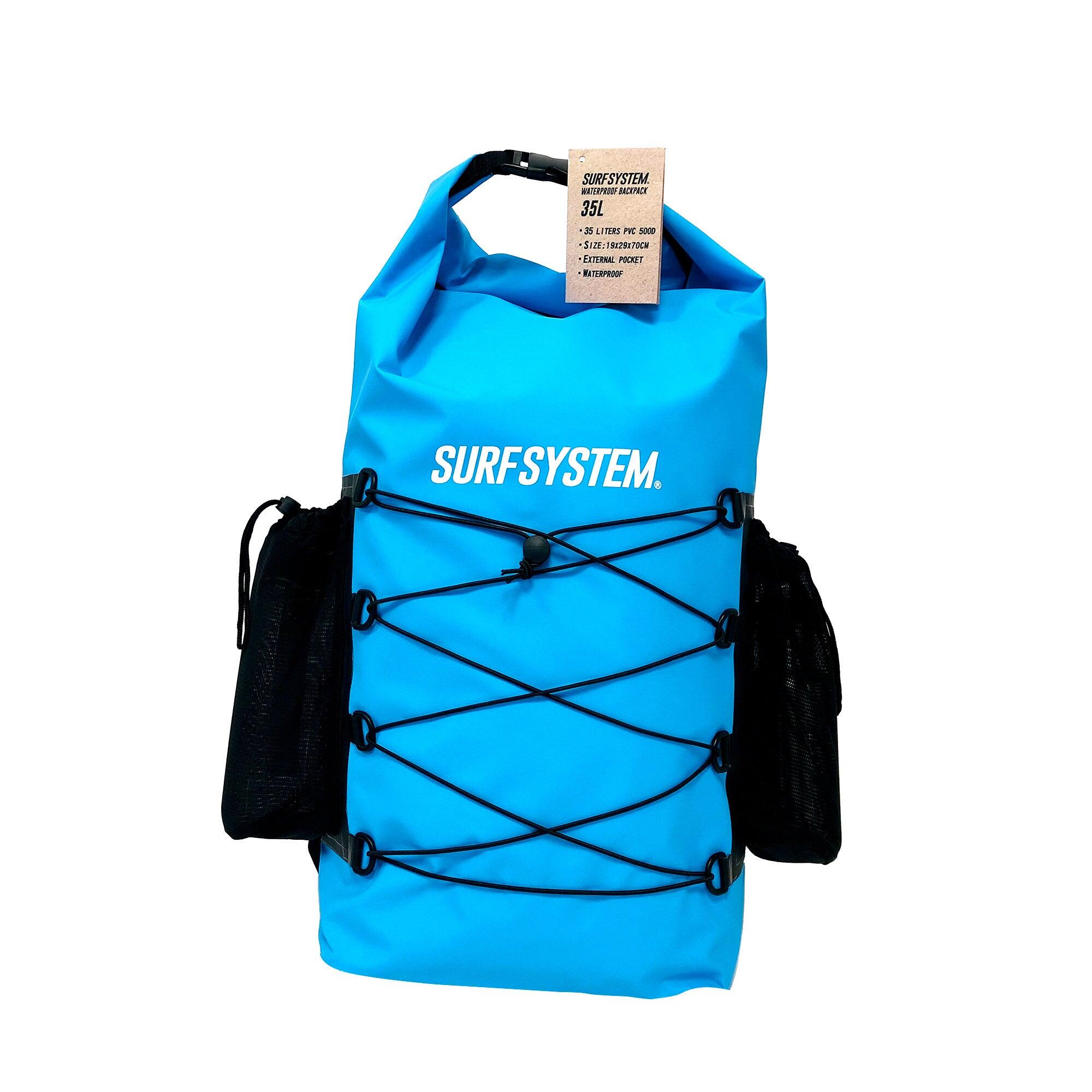 Surfsystem - mochila impermeável azul 35 l