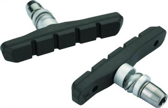 Jagwire Bremsschuh Mtn Sport asymmetrisch V-Brake komplett 70 mm Verpackungse...